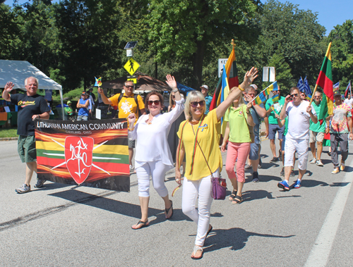 Lithuanian Cultural Garden in Parade of Flags